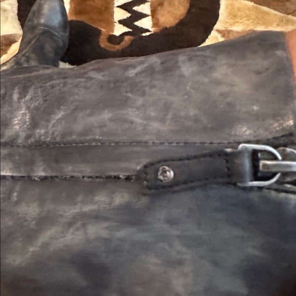 Authentic UGG RARE  Distressed  bluish Greyish Beautiful Wedge Boots 8 1/2 - 9 🎉 - Picture 8 of 14